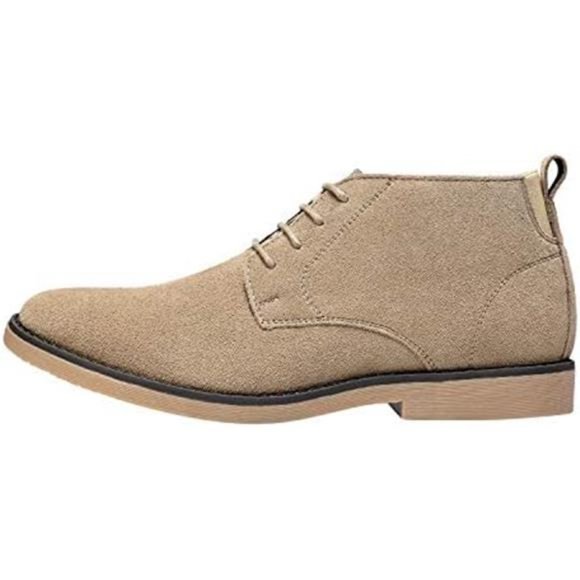 Men\'s Classic Suede Leather Desert Chukka Boots - Chukka-natural main image 6